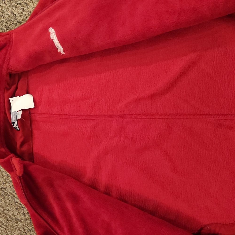 NWT Women's Storm Creek Quilted Red Fleece Jacket Size S - Picture 7 of 9